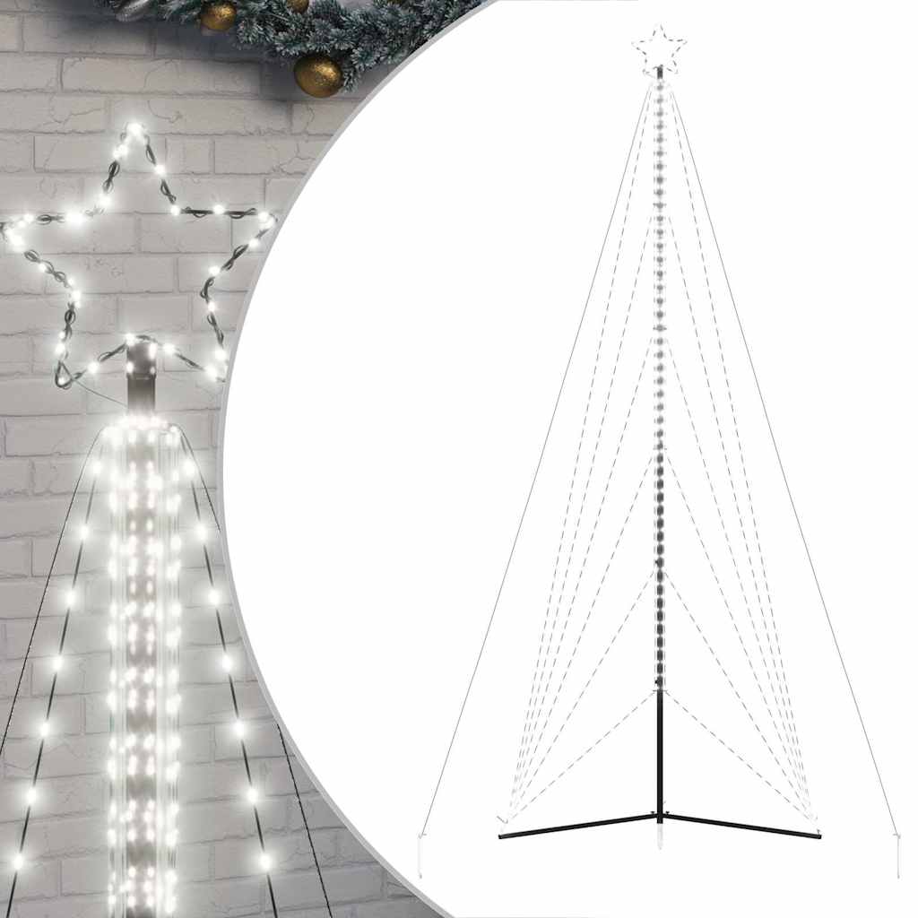 LED Weihnachtsbaum 861 LEDs Kaltweiß 478 cm