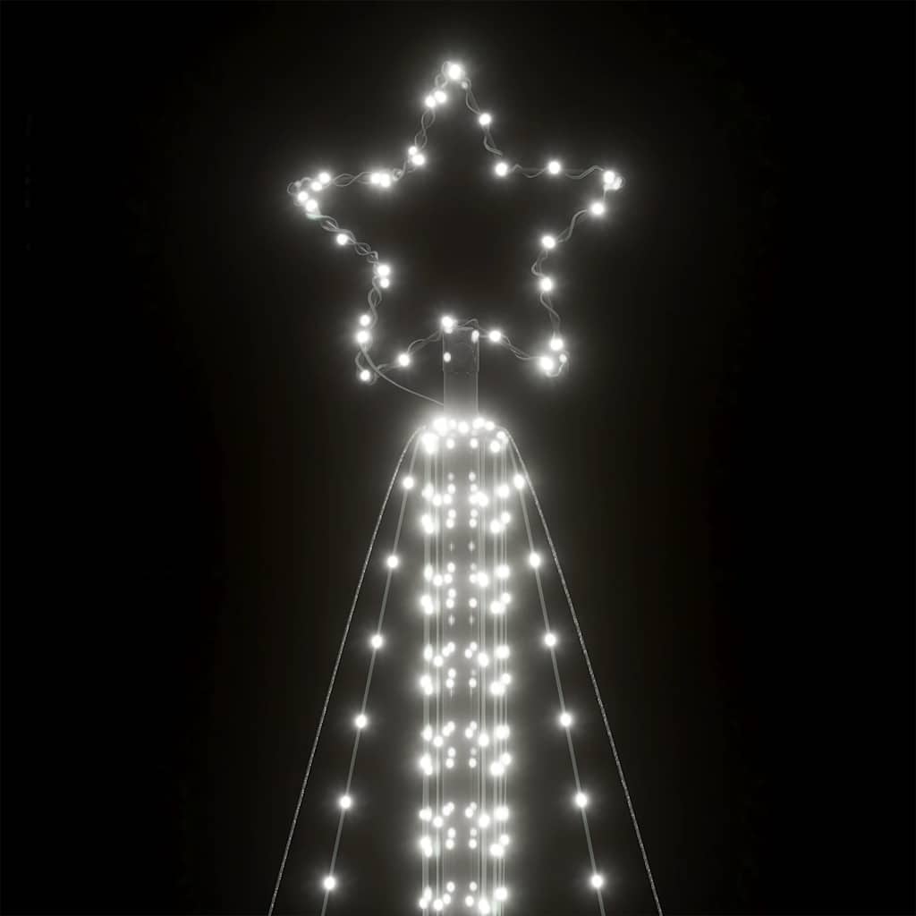 LED Weihnachtsbaum 861 LEDs Kaltweiß 478 cm