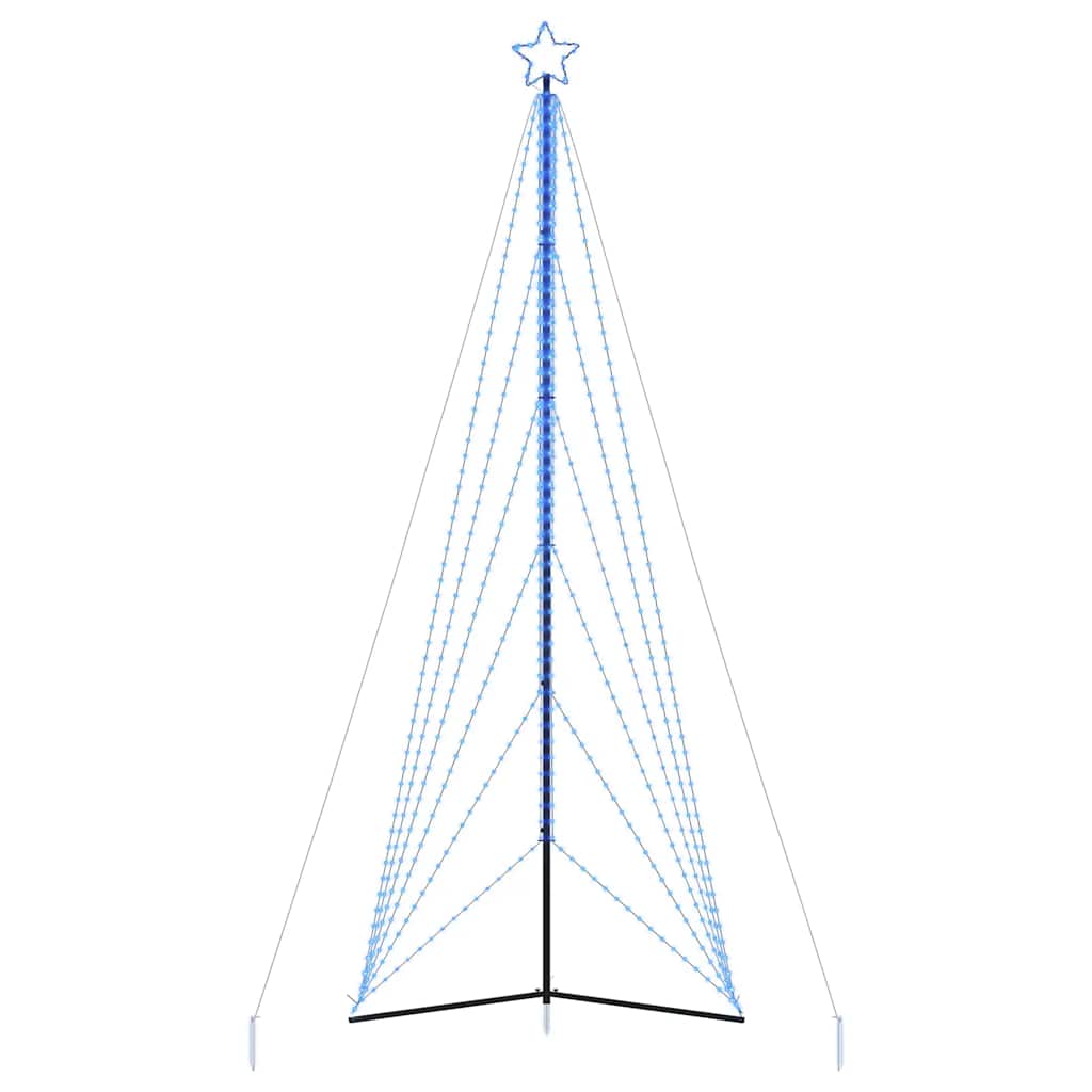 LED Weihnachtsbaum 861 LEDs Blau 478 cm