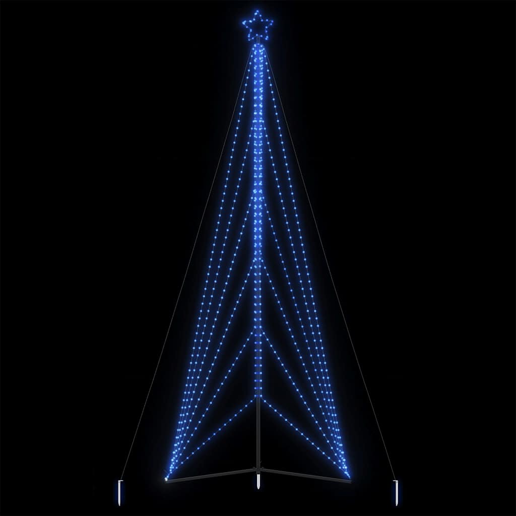 LED Weihnachtsbaum 861 LEDs Blau 478 cm