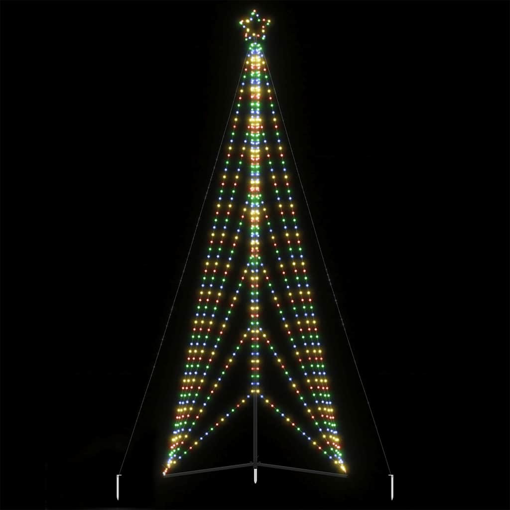 LED Weihnachtsbaum 861 LEDs Mehrfarbig 478 cm