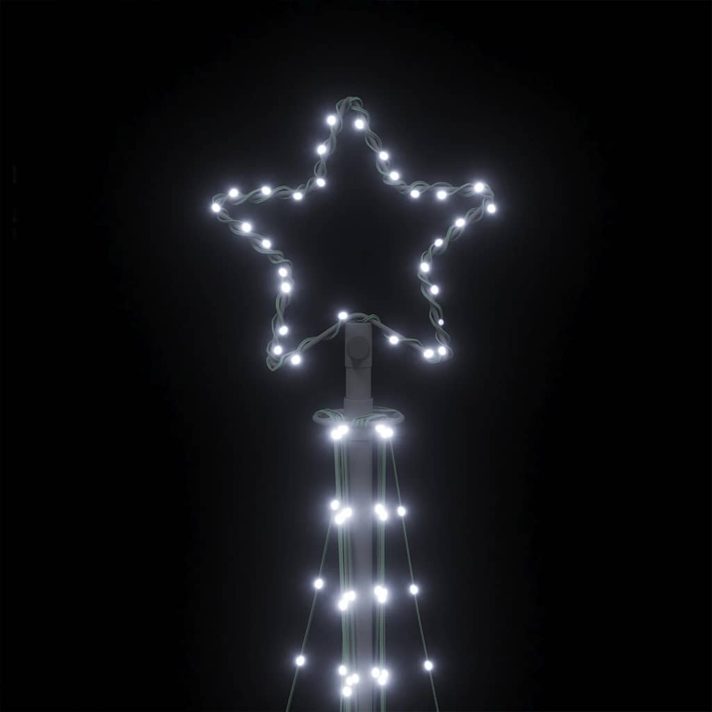 LED Weihnachtsbaum 447 LEDs Kaltweiß 250 cm
