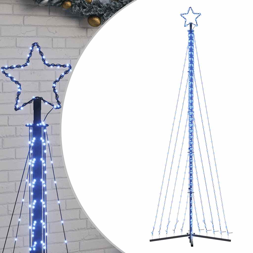 LED Weihnachtsbaum 495 LEDs Blau 300,5 cm
