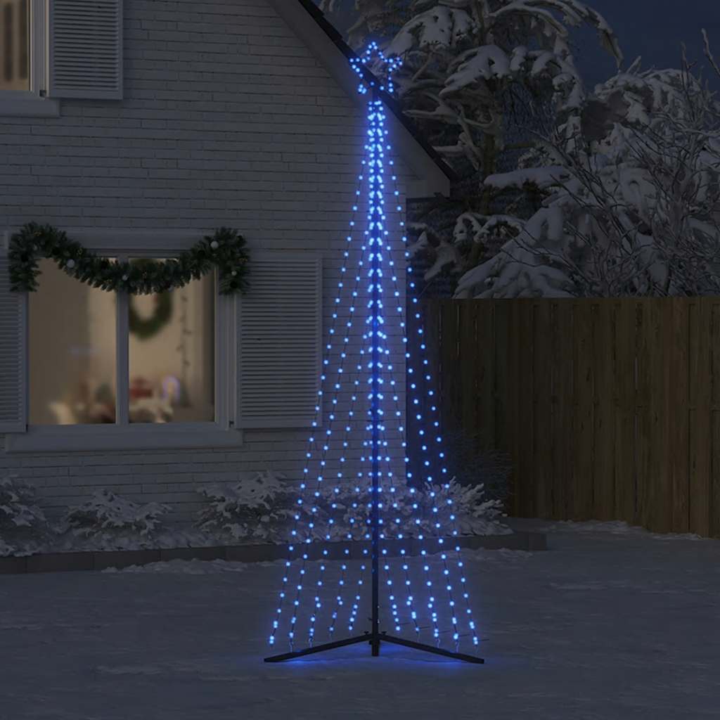 LED Weihnachtsbaum 495 LEDs Blau 300,5 cm