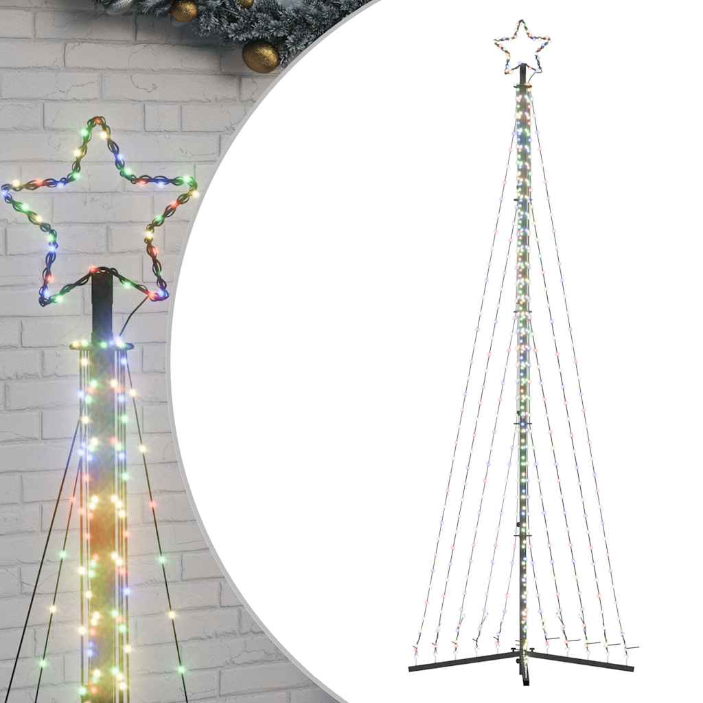 LED Weihnachtsbaum 495 LEDs Mehrfarbig 300,5 cm
