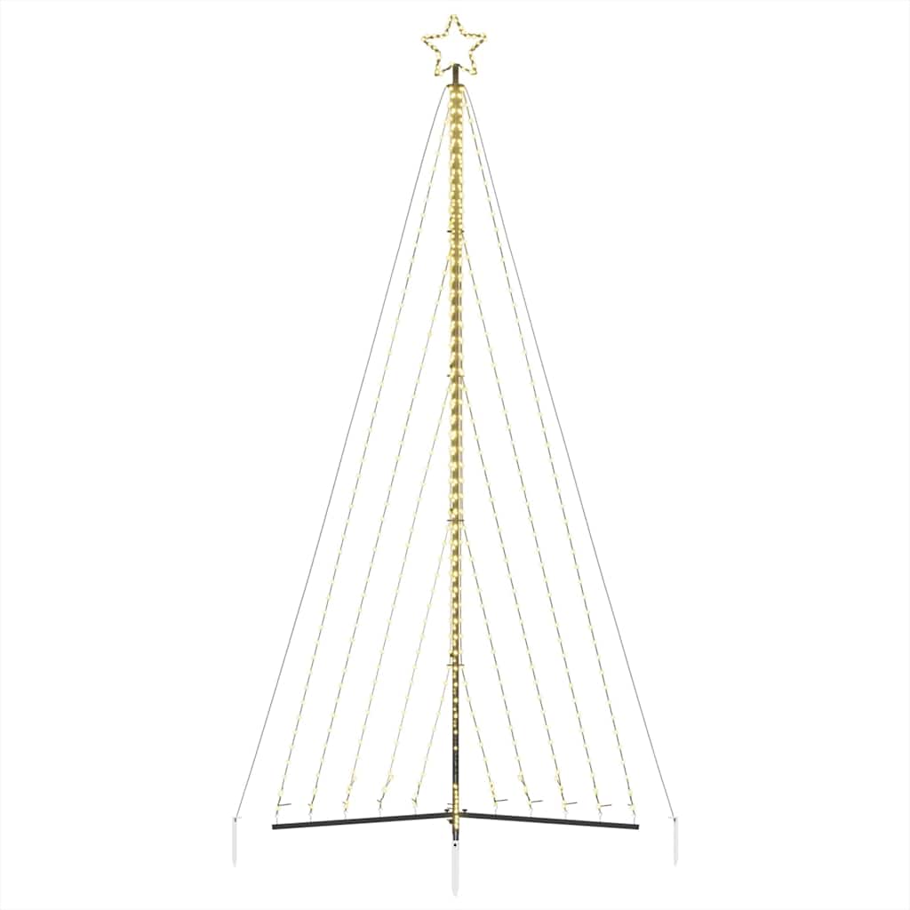 LED Weihnachtsbaum 570 LEDs Warmweiß 399 cm