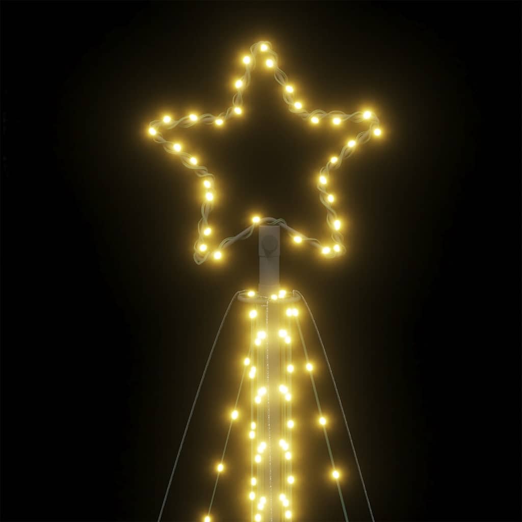 LED Weihnachtsbaum 570 LEDs Warmweiß 399 cm