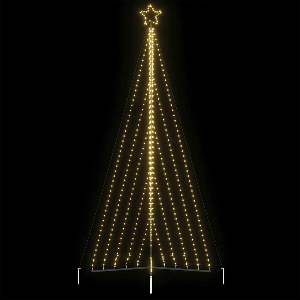 LED Weihnachtsbaum 570 LEDs Warmweiß 399 cm