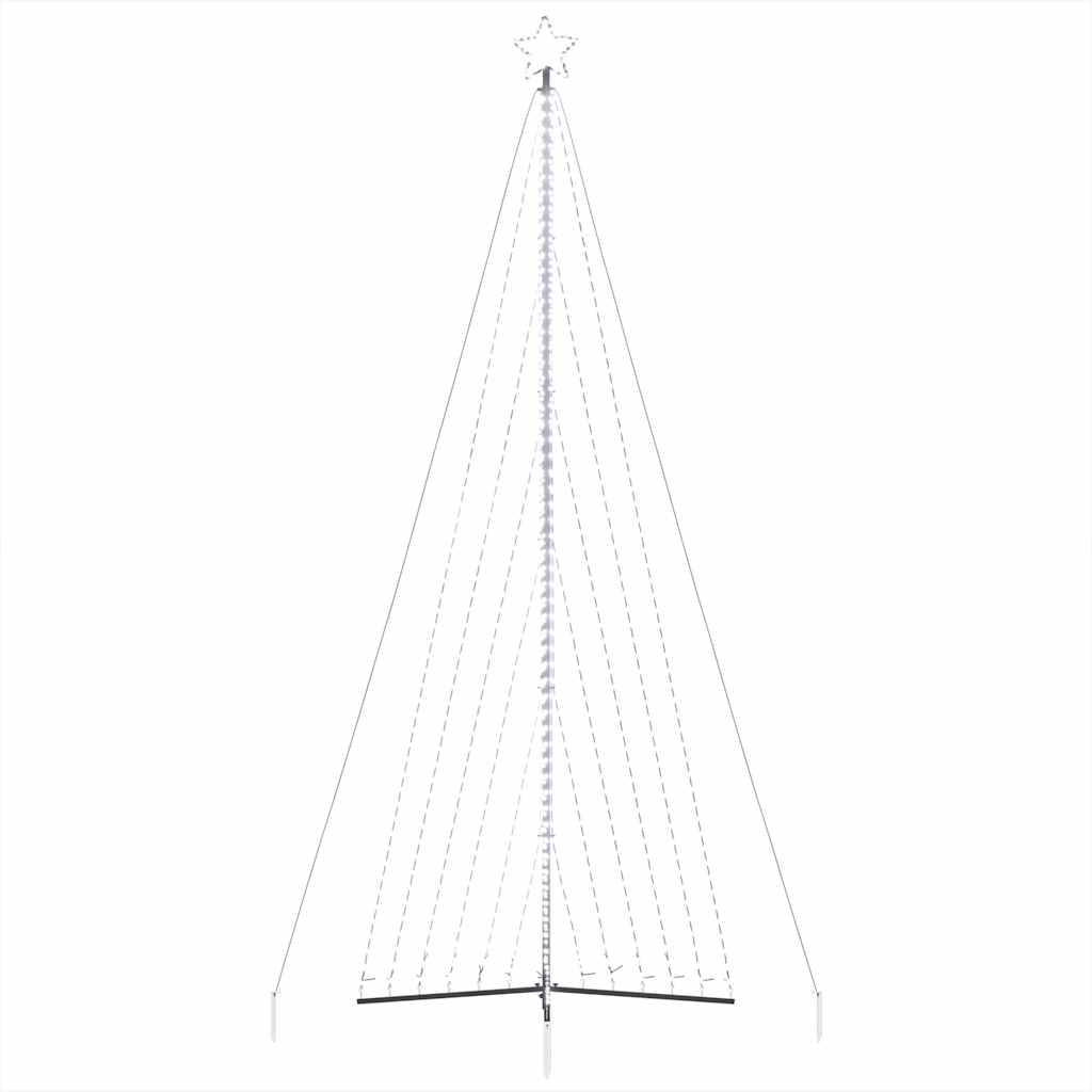 LED Weihnachtsbaum 789 LEDs Kaltweiß 476 cm