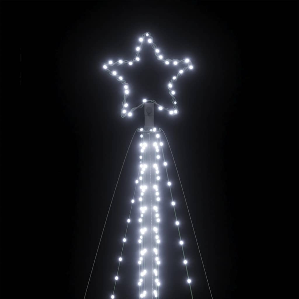 LED Weihnachtsbaum 789 LEDs Kaltweiß 476 cm