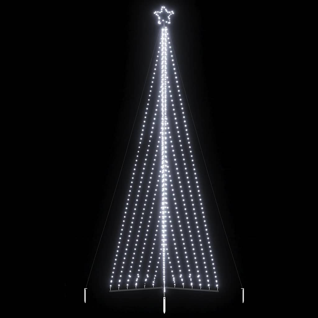 LED Weihnachtsbaum 789 LEDs Kaltweiß 476 cm