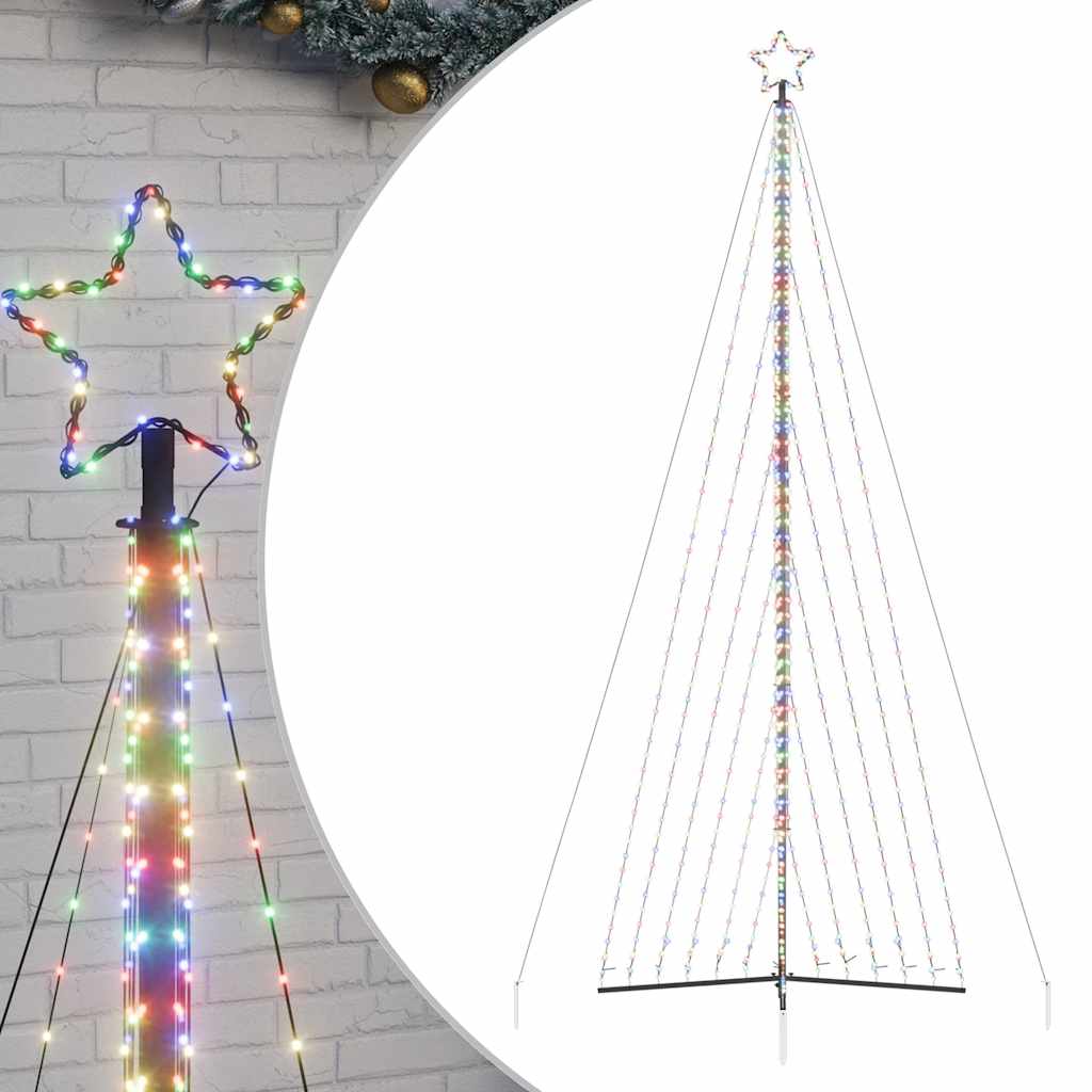 LED Weihnachtsbaum 789 LEDs Mehrfarbig 476 cm