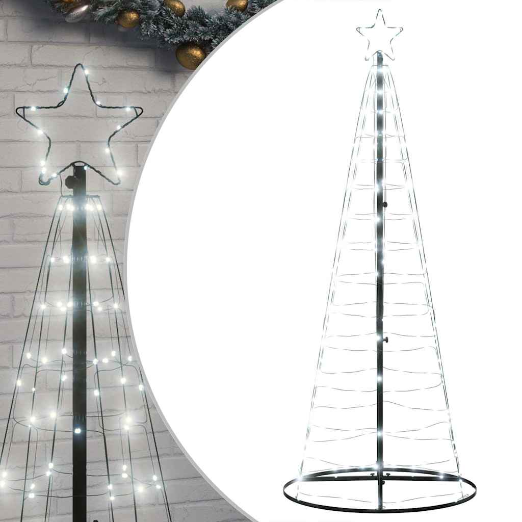 LED Weihnachtsbaum 200 LEDs Kaltweiß 180 cm