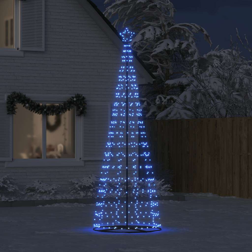 LED Weihnachtsbaum 550 LEDs Blau 300 cm