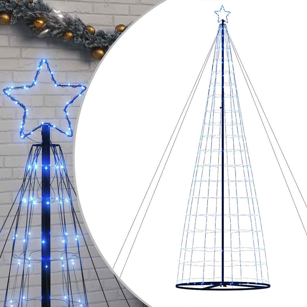 LED Weihnachtsbaum 1534 LEDs Blau 500 cm