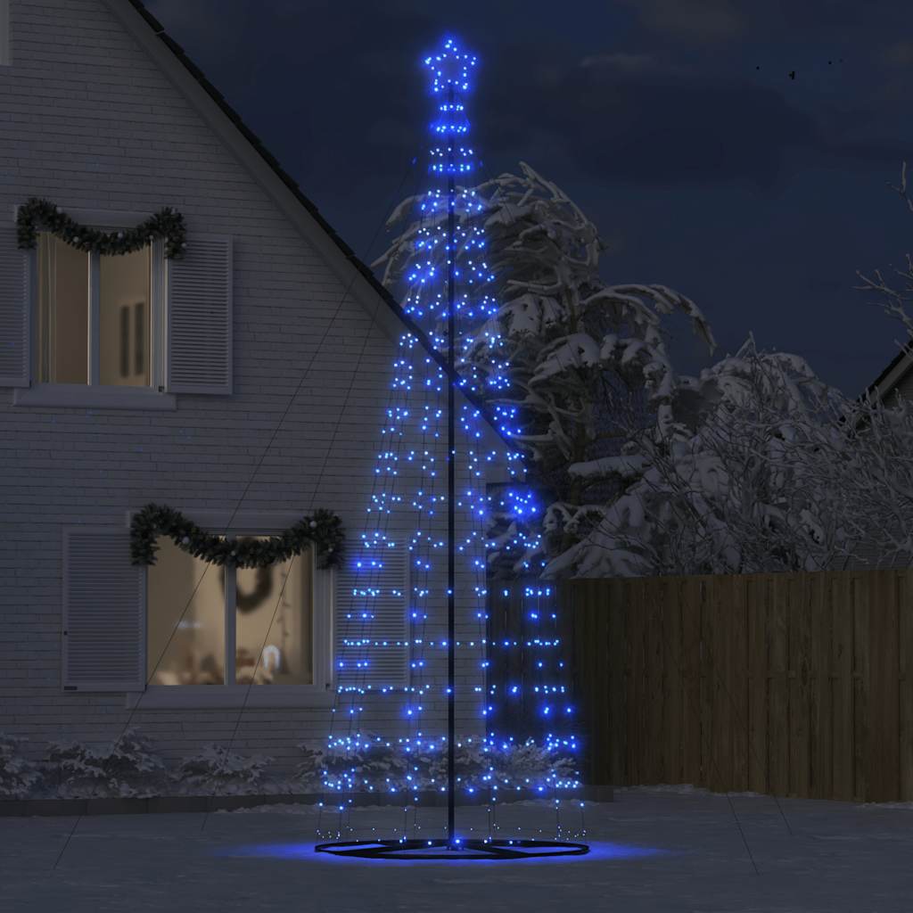 LED Weihnachtsbaum 1534 LEDs Blau 500 cm