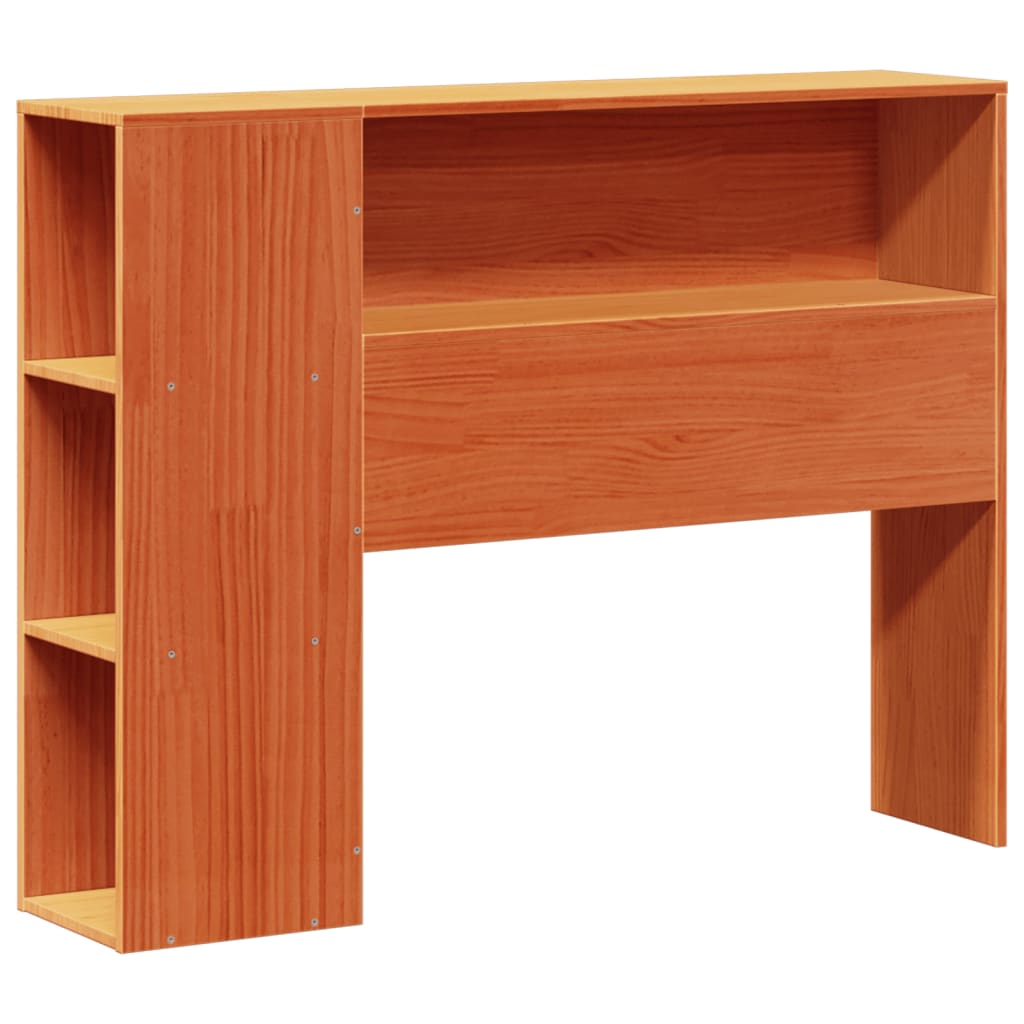 Kopfteil mit Stauraum Wachsbraun 100 cm Massivholz Kiefer