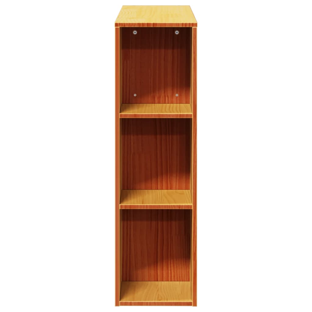 Kopfteil mit Stauraum Wachsbraun 100 cm Massivholz Kiefer