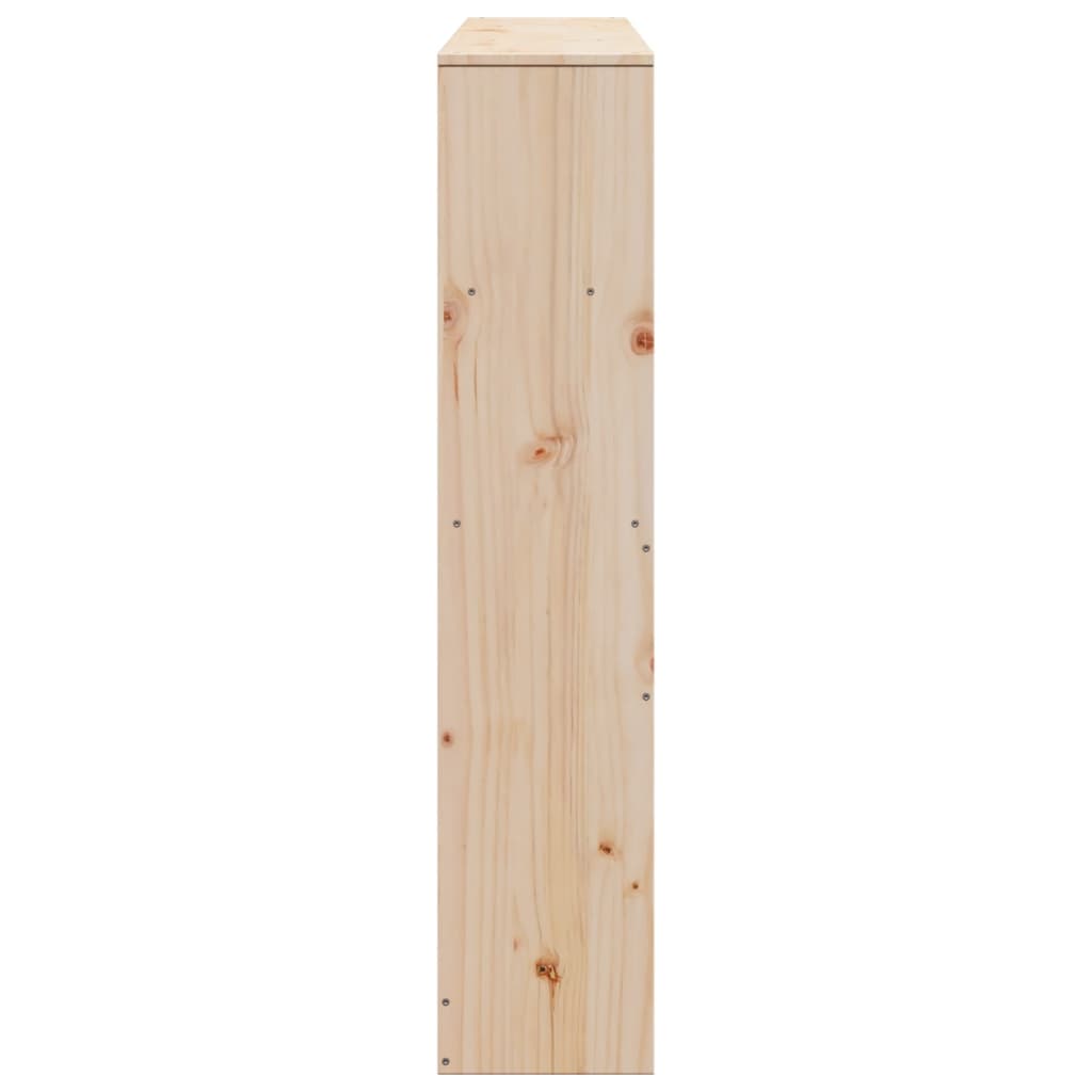 Kopfteil mit Stauraum 140 cm Massivholz Kiefer