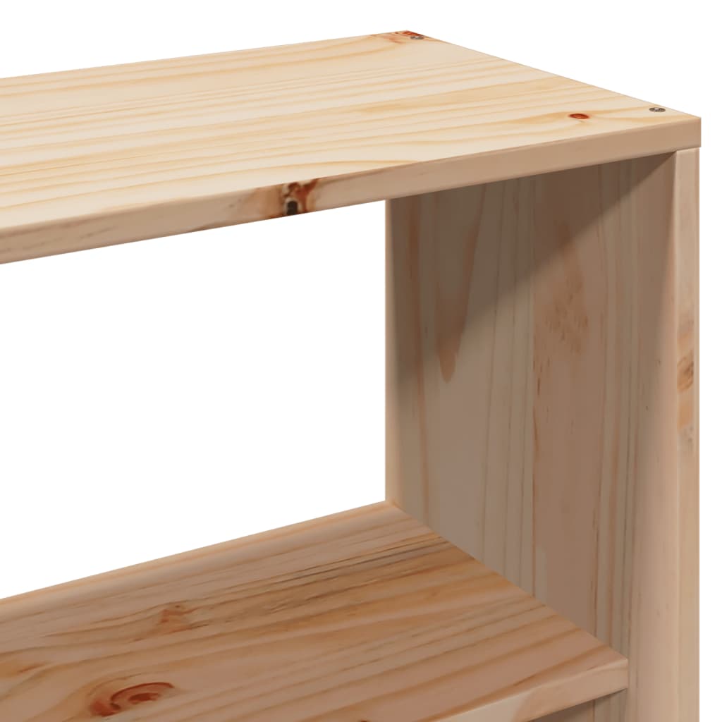 Kopfteil mit Stauraum 140 cm Massivholz Kiefer