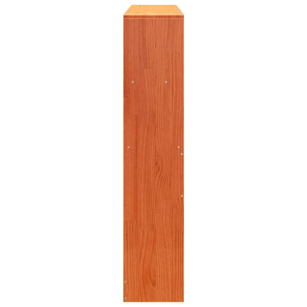 Kopfteil mit Stauraum Wachsbraun 135 cm Massivholz Kiefer