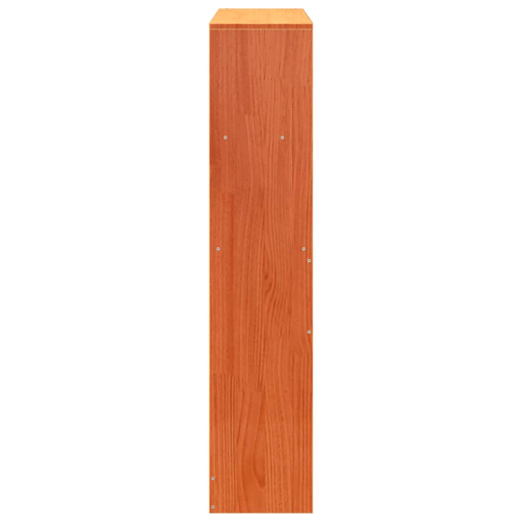 Kopfteil mit Stauraum Wachsbraun 100 cm Massivholz Kiefer