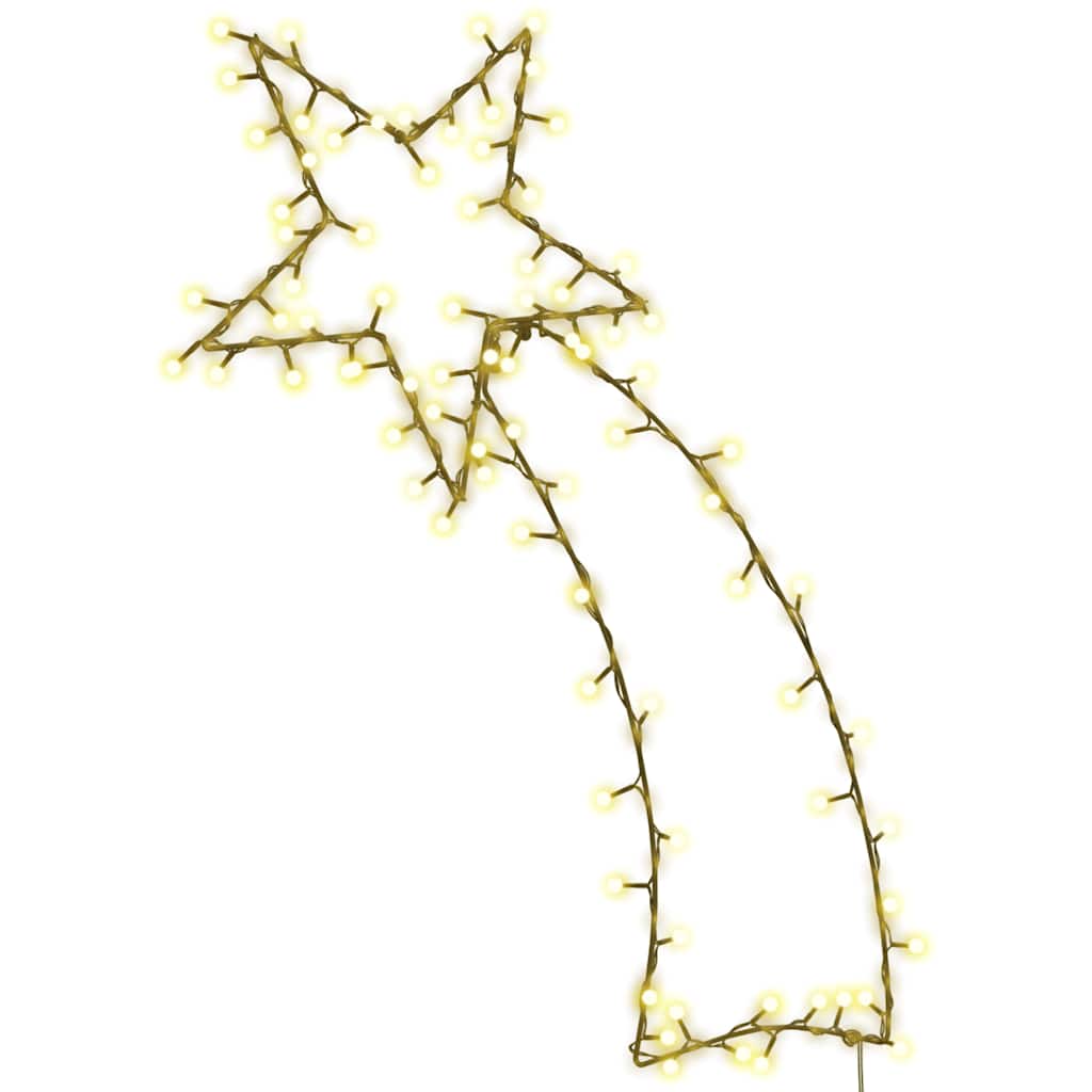 Weihnachtsbeleuchtung Sternschnuppen-Silhouette 115 LEDs