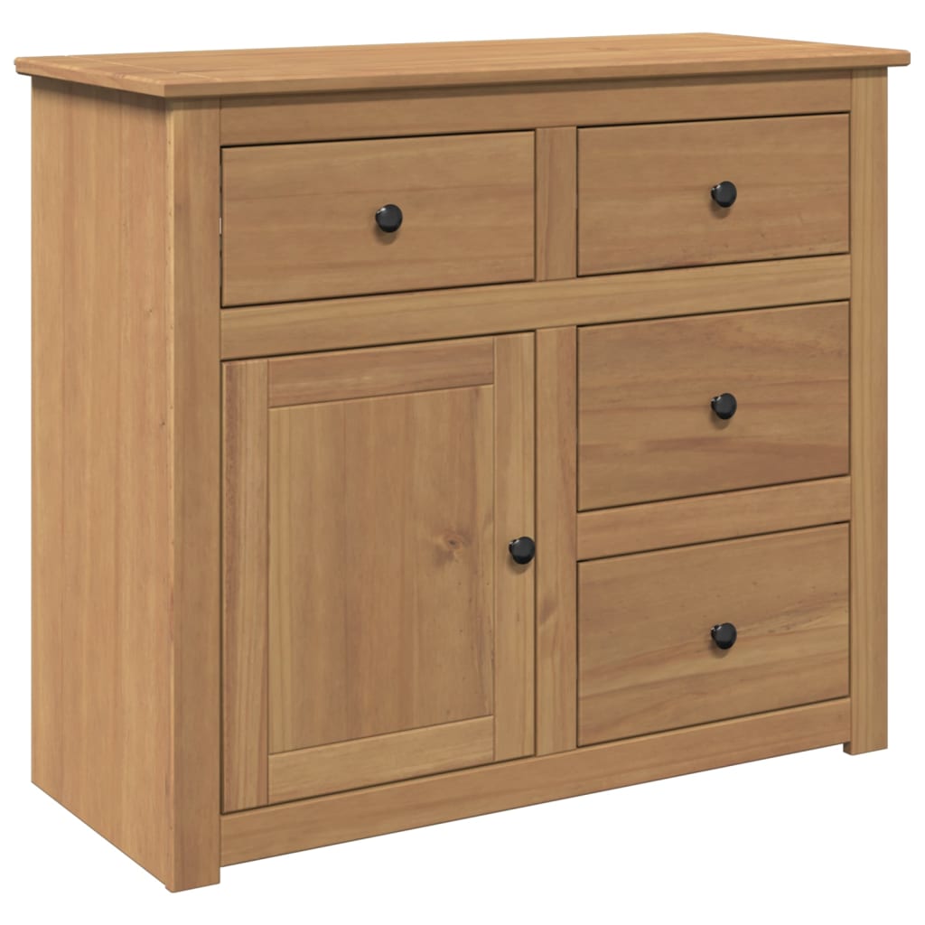 Sideboard mit Schubladen PANAMA 93x40x80 cm Massivholz Kiefer