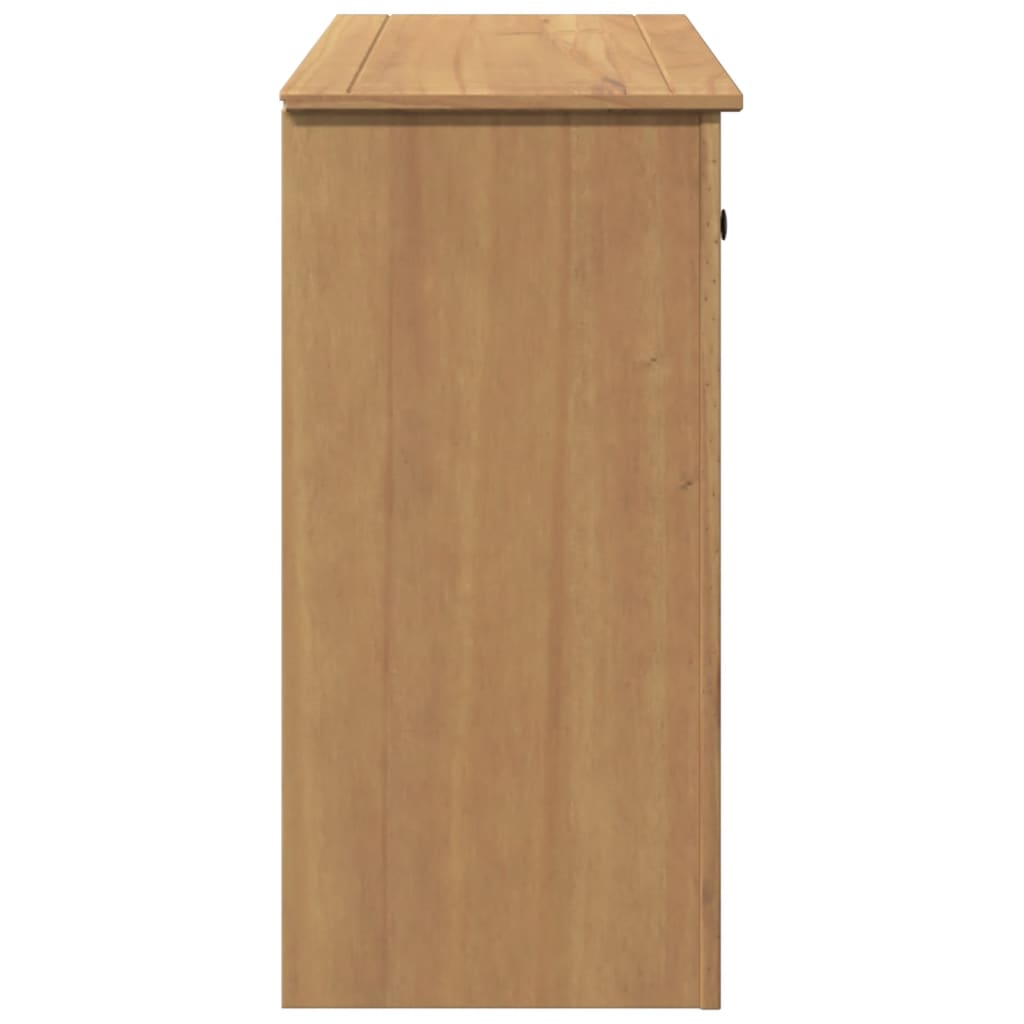 Sideboard mit Schubladen PANAMA 93x40x80 cm Massivholz Kiefer