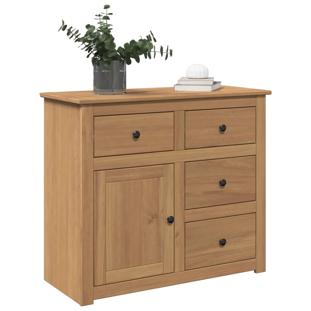 Sideboard mit Schubladen PANAMA 93x40x80 cm Massivholz Kiefer