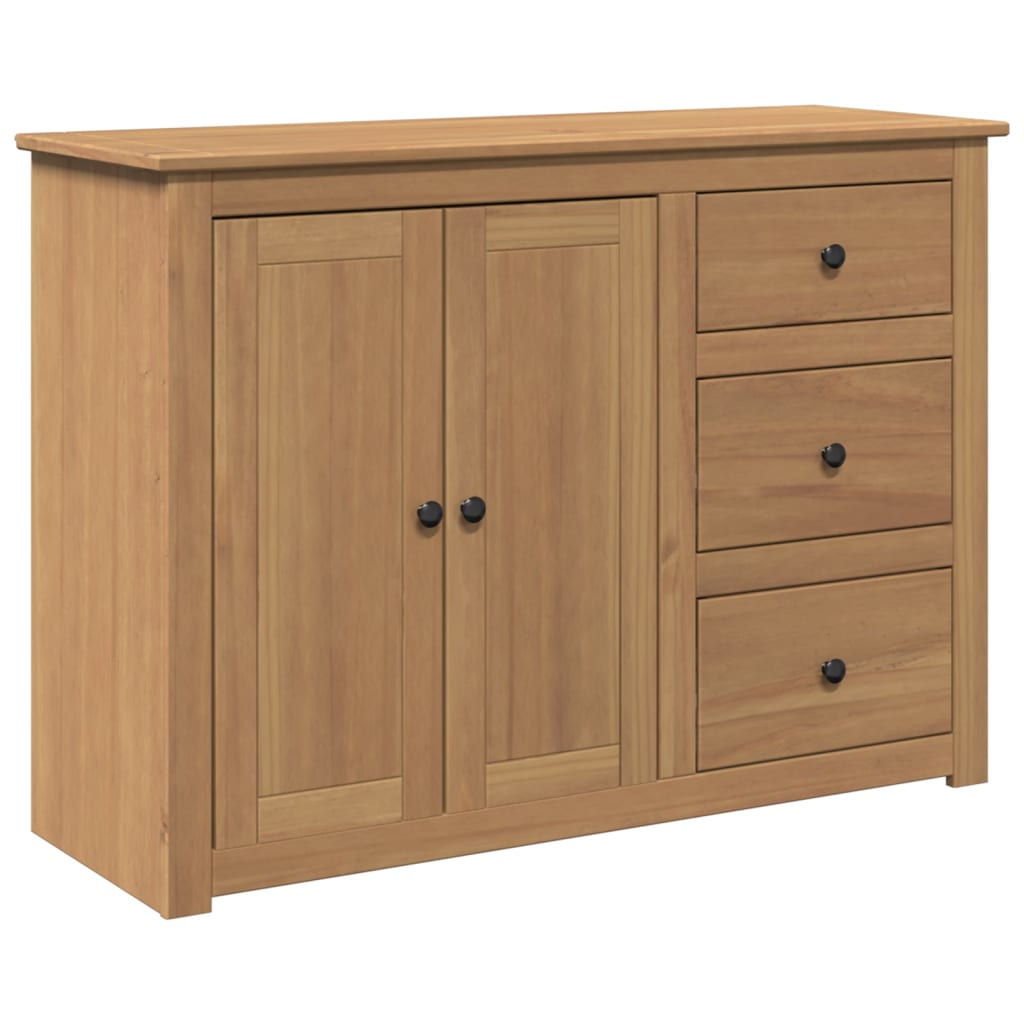 Sideboard mit Schubladen PANAMA 112x40x80 cm Massivholz Kiefer