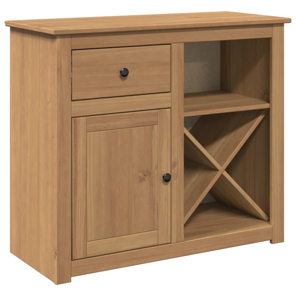 Sideboard mit Schubladen PANAMA 93x40x80 cm Massivholz Kiefer