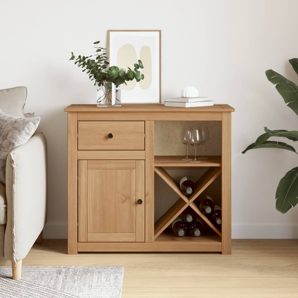 Sideboard mit Schubladen PANAMA 93x40x80 cm Massivholz Kiefer