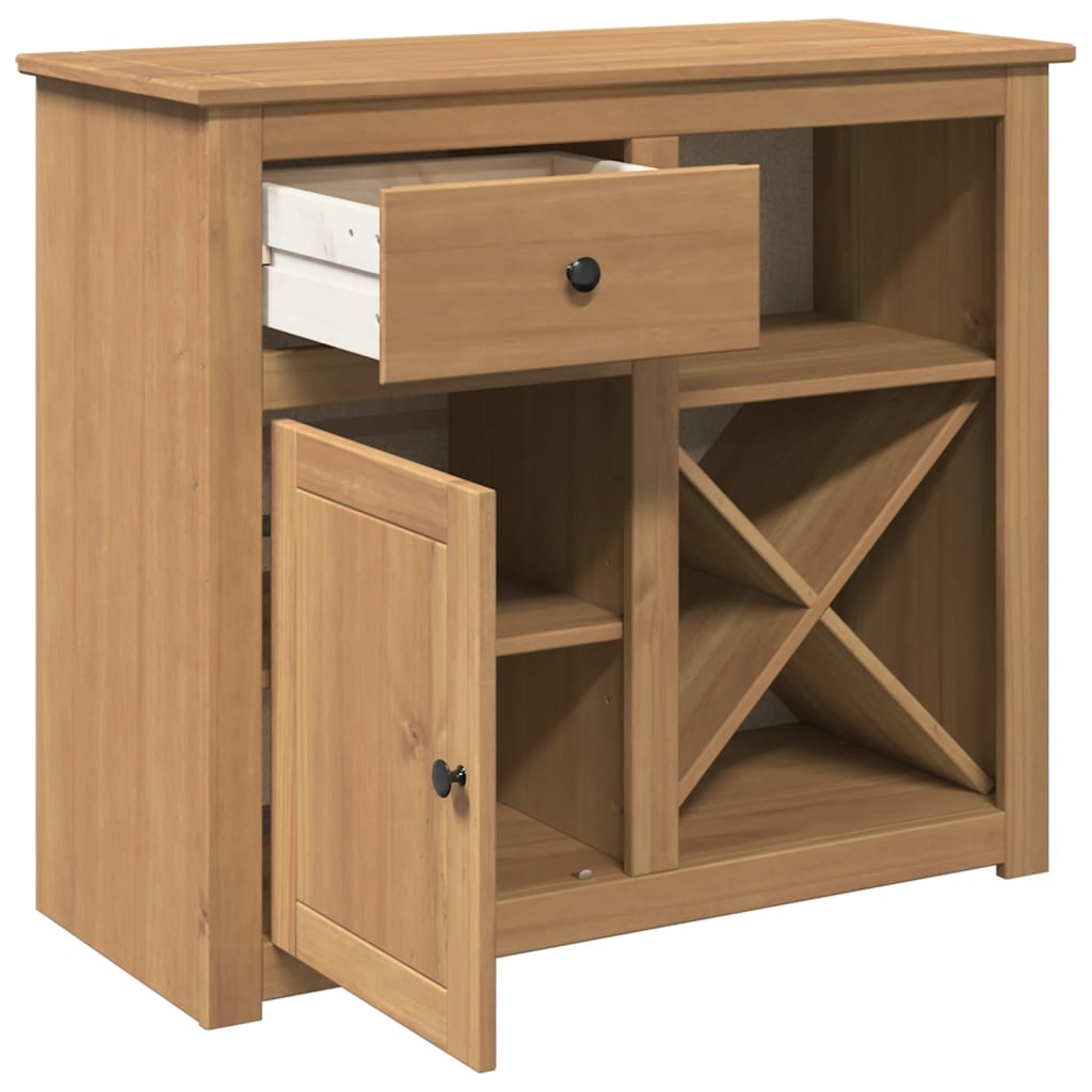 Sideboard mit Schubladen PANAMA 93x40x80 cm Massivholz Kiefer