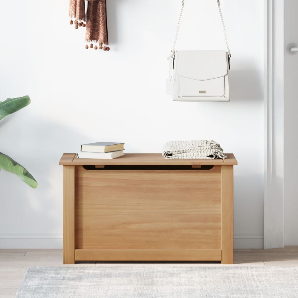 Truhe mit Deckel PANAMA 79x42x46 cm Massivholz Kiefer