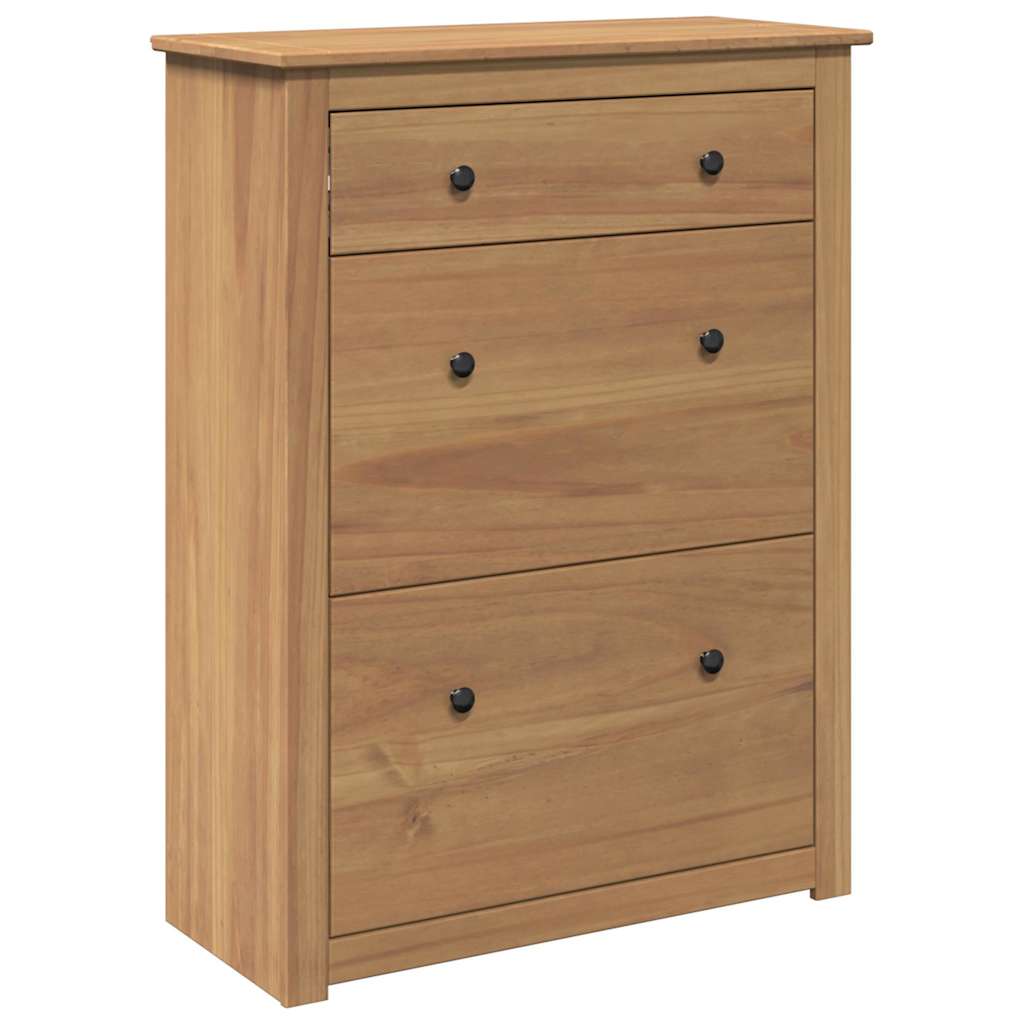 Schuhschrank PANAMA 80x35x105 cm Massivholz Kiefer