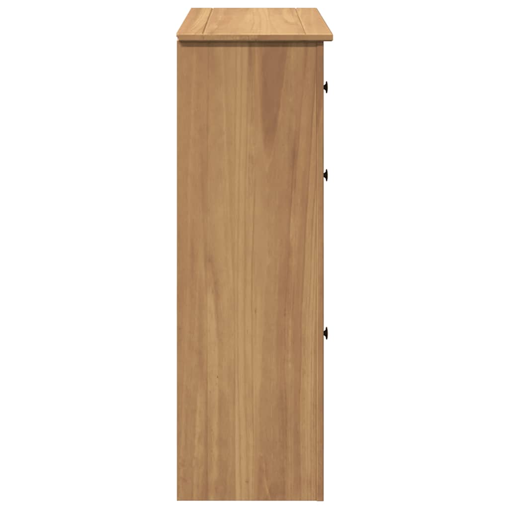 Schuhschrank PANAMA 80x35x105 cm Massivholz Kiefer