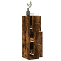 Apothekerschrank Räuchereiche 30x41x118 cm Holzwerkstoff