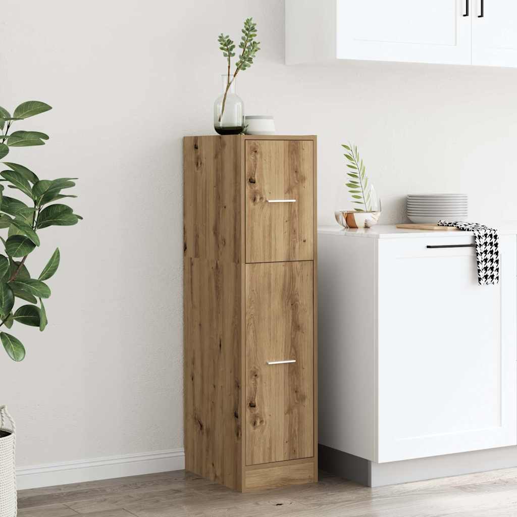 Apothekerschrank Artisan-Eiche 30x41x118 cm Holzwerkstoff