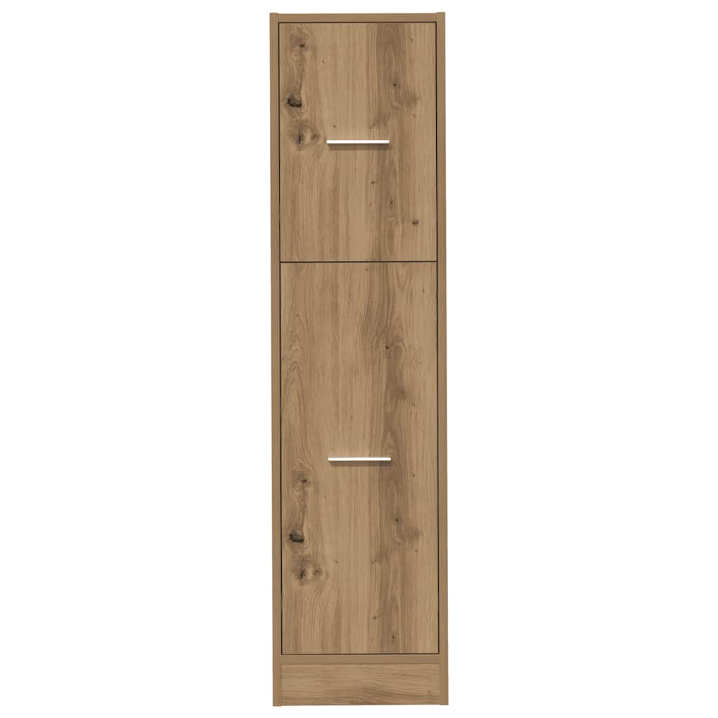 Apothekerschrank Artisan-Eiche 30x41x118 cm Holzwerkstoff
