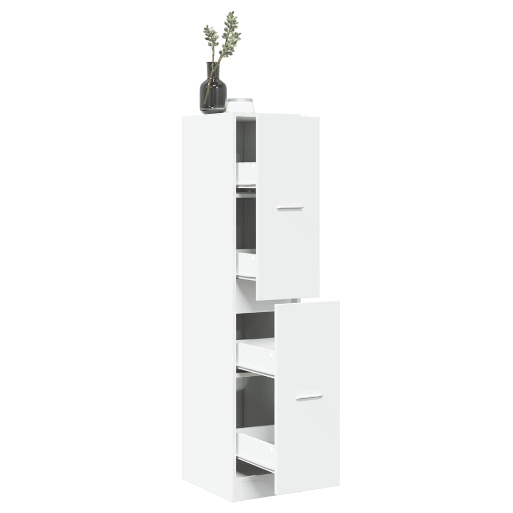 Apothekerschrank Weiß 30 x 41 x 144,5 cm Holzwerkstoff