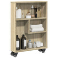 Schmaler Aufbewahrungswagen Sonoma-Eiche 48 x 13 x 68 cm Holzwerkstoff