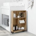 Aufbewahrungswagen Schmal Artisan-Eiche 48x13x68 Holzwerkstoff