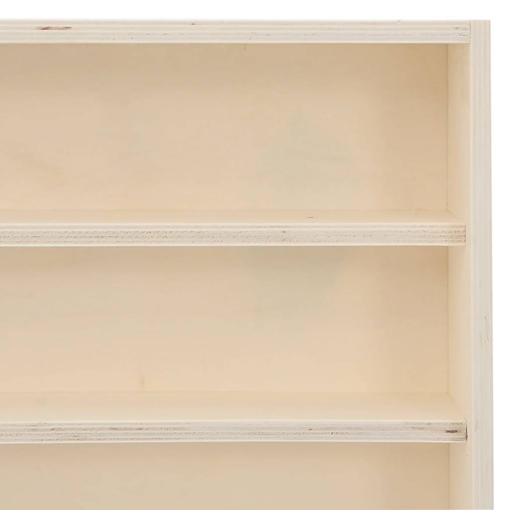Sammlervitrine aus Holz mit 6 Regalen 100x9x55 cm