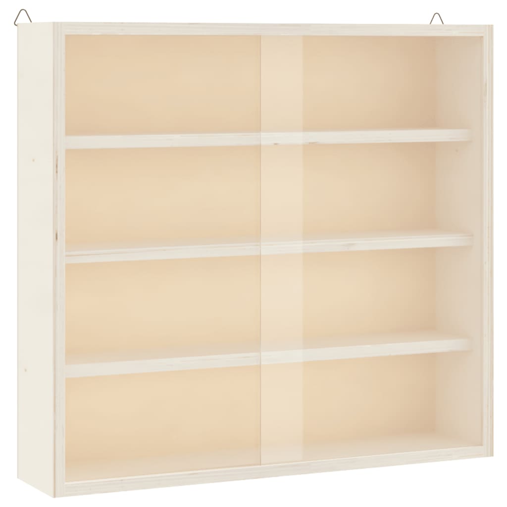 Sammlervitrine aus Holz mit Türen 40x8,5x37 cm