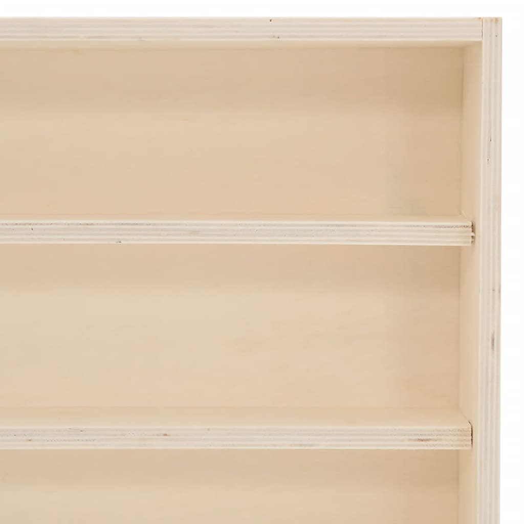 Sammlervitrine aus Holz mit Türen 80 x 8,5 x 37 cm