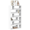 Bücherregal Weiß 100x33x187,5 cm Holzwerkstoff