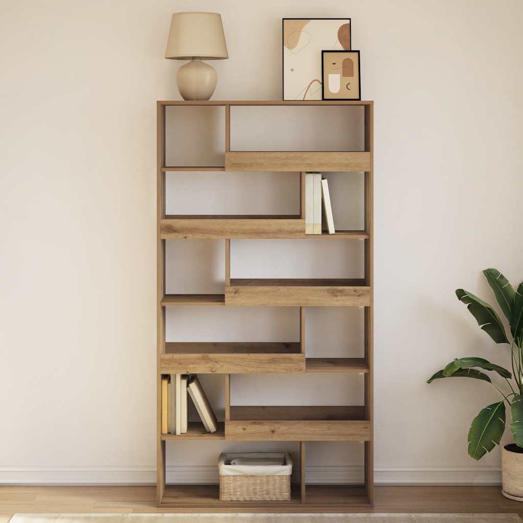 Bücherregal Artisan-Eiche 100x33x187,5 cm Holzwerkstoff