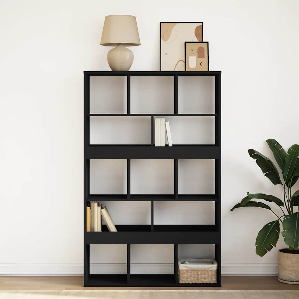 Bücherregal Schwarz 100x33x156,5 cm Holzwerkstoff