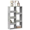 Bücherregal Betongrau 100x33x155,5 cm Holzwerkstoff